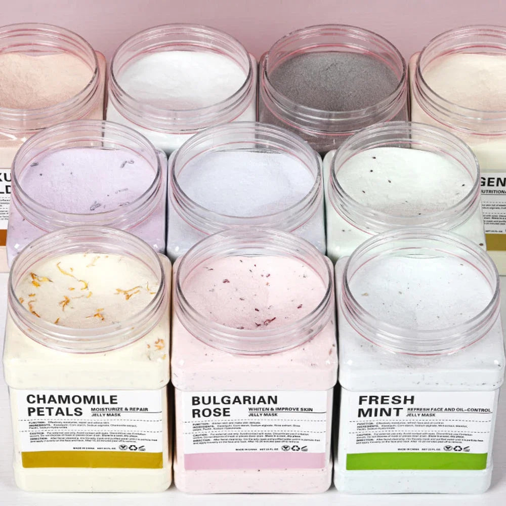 6 PCS Jelly Mask Powder Atacado 650G Máscaras Profissionais Salão de Beleza Use Produtos de Cuidados com a Pele Facial