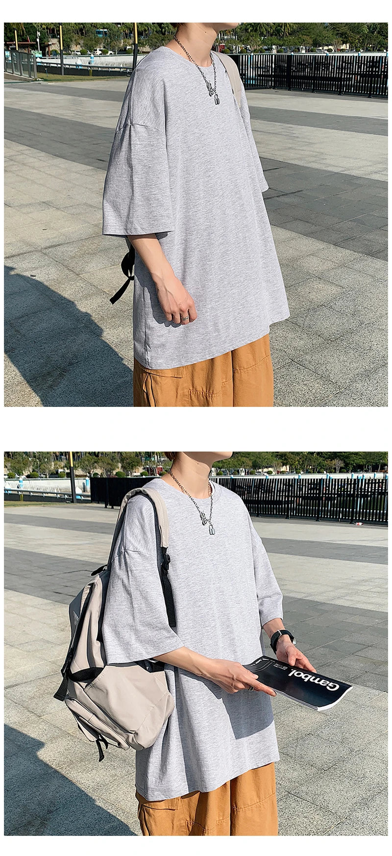 Camiseta de manga curta extragrande masculina, camiseta solta com decote em O, blusa de streetwear Hip Hop, camiseta de algodão, nova moda, verão, 5XL