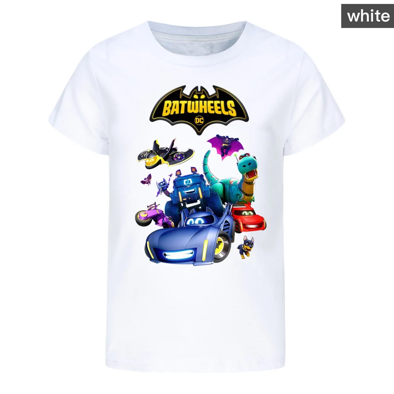 Engraçado batwheels manga curta crianças roupas camisetas verão crianças topos dos desenhos animados camisetas casuais de algodão meninos meninas clothes3057