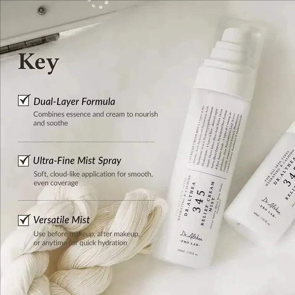Novo Spray Antioxidante Calmante para o Rosto 100ml 60ml 345 da Marca Sul-Coreana - Essência Hidratante para Cuidados com a Pele