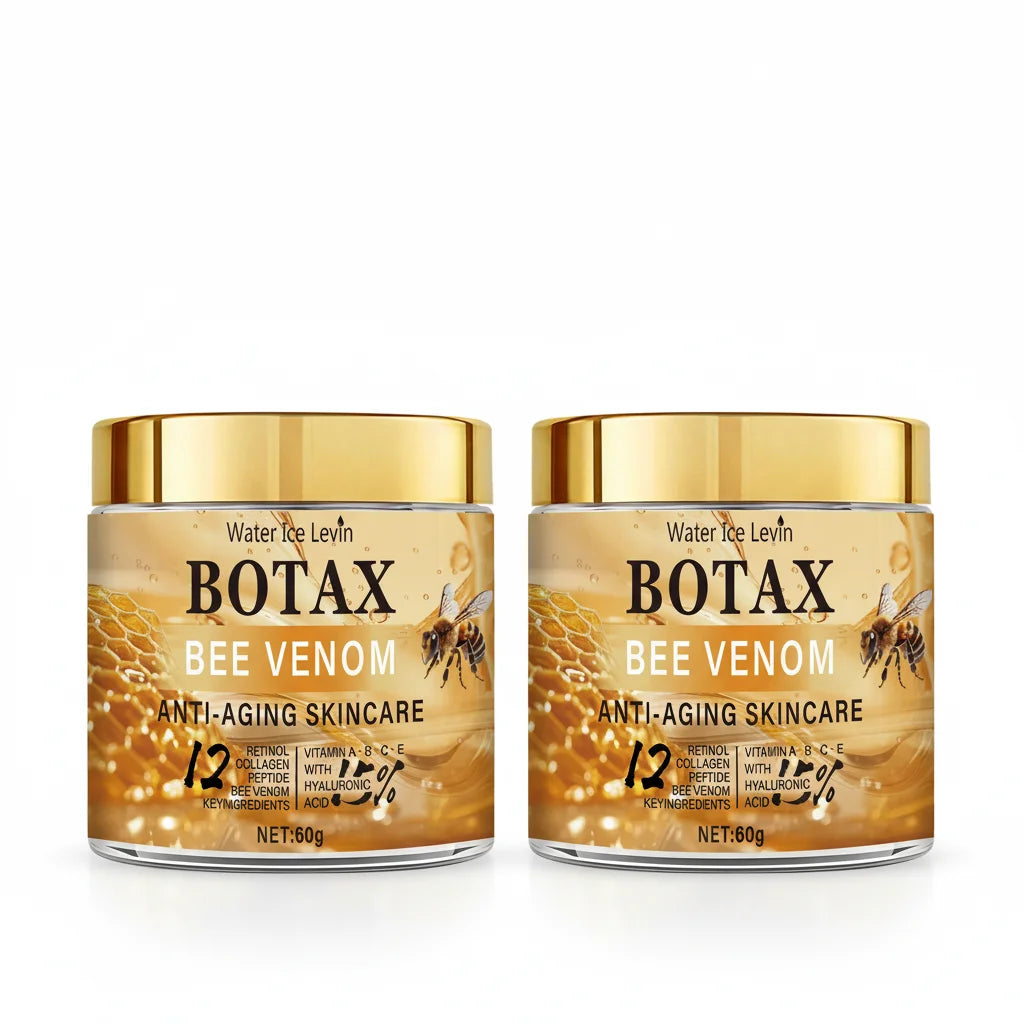 Creme de Veneno de Abelha Botax - Tratamento para Rugas Profundas, Rejuvenescimento e Ação Firmadora com Colágeno Water Ice Levin. 60g.
