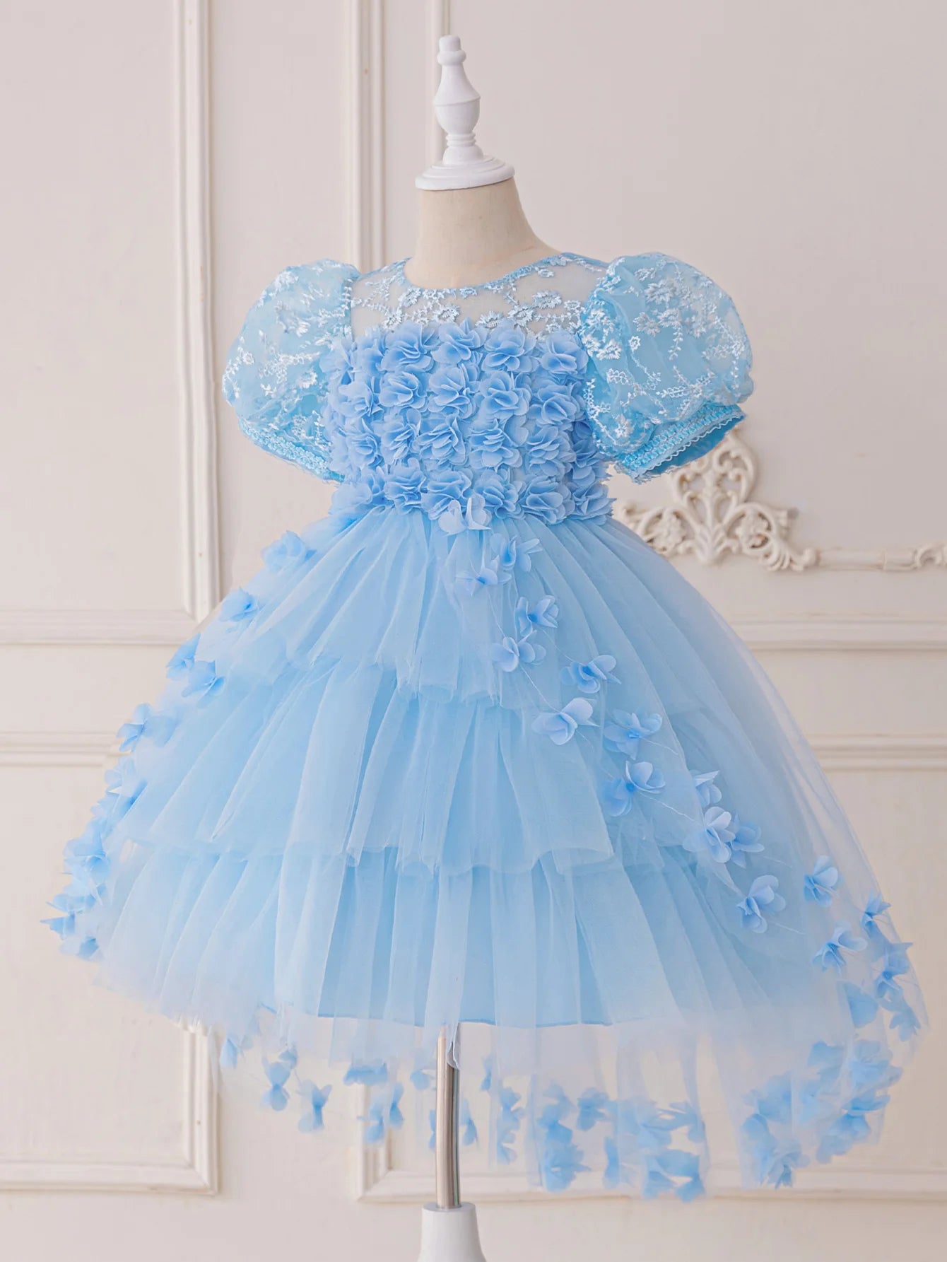 Crianças jovens meninas vestidos para festas piano concertos chiffon plissado vestidos de princesa vestidos de festa meninas vestidos de malha