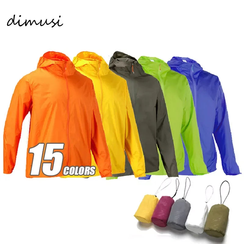 Dimusi-jaqueta de blusão masculina e feminina, casaco impermeável, proteção uv, uv, fino, exército, ultra-leve, 3x ya105