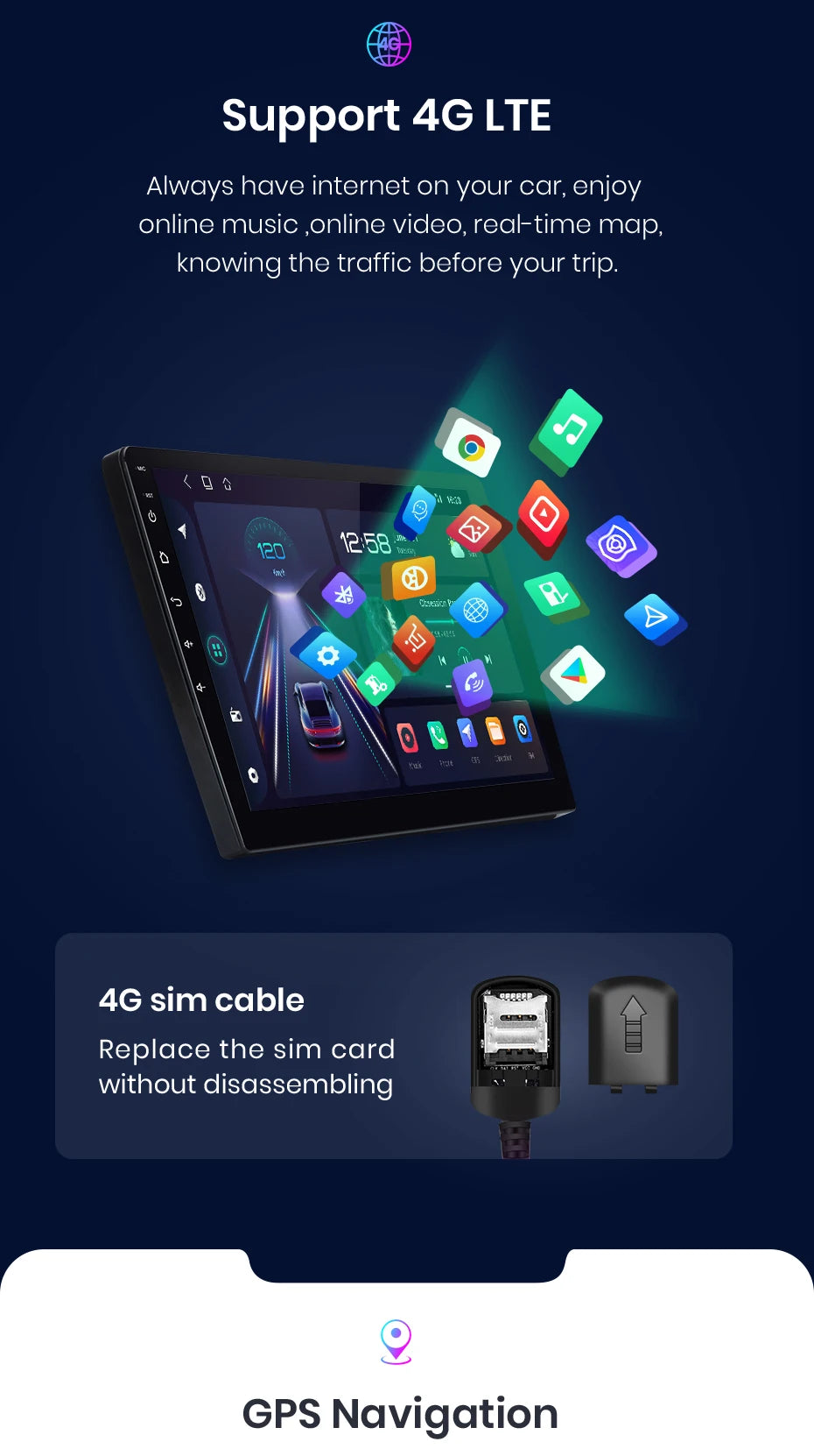 Junsun carplay android auto rádio do carro para mercedes benz classe c w203 c200 c320 c350 clk w209 2000-2005 multimídia inteligente 4g
