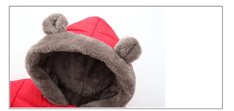 Crianças grossas para baixo jaquetas inverno engrossar casacos de pelúcia para meninos meninas cor sólida com capuz jaquetas 2-6 anos crianças parka outerwear