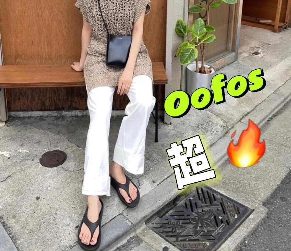 Oofos-sandálias originais para homens e mulheres, chinelos, fundo macio, interior, slides domésticos, sapatos de praia