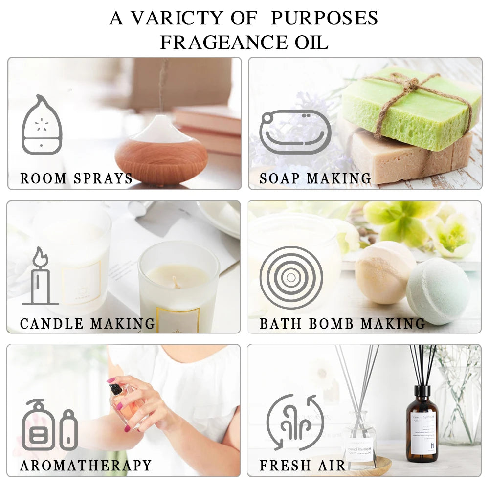 Mayjam 100ml óleos essenciais para umidificador difusor eucalipto lavanda jasmim hortelã-pimenta sândalo cedro óleo aromático