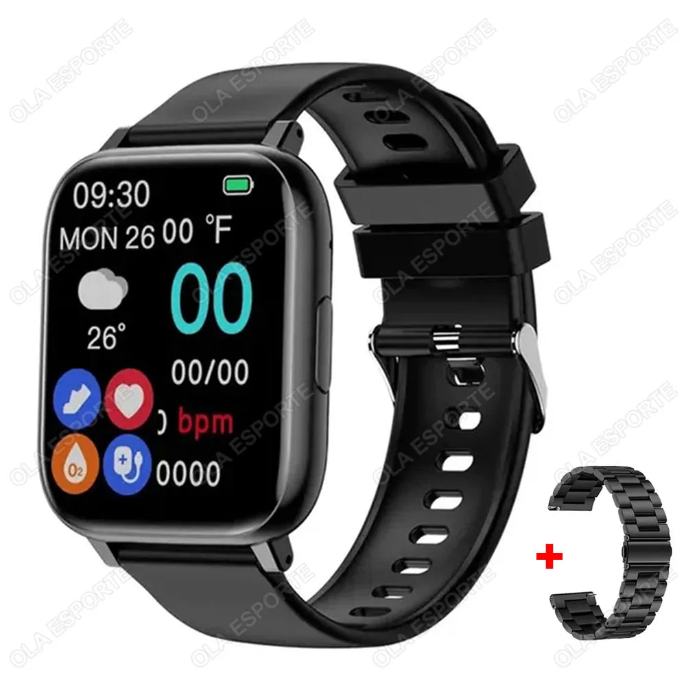 Relógio inteligente 2025 bluetooth chamada sono freqüência cardíaca monitoramento de saúde gps relógios para homens mulheres esporte fitness à prova dwaterproof água smartwatch