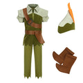 Peter pan cosplay traje de halloween festa das crianças verde elfo roupas natal presente das crianças palco jogar desempenho traje