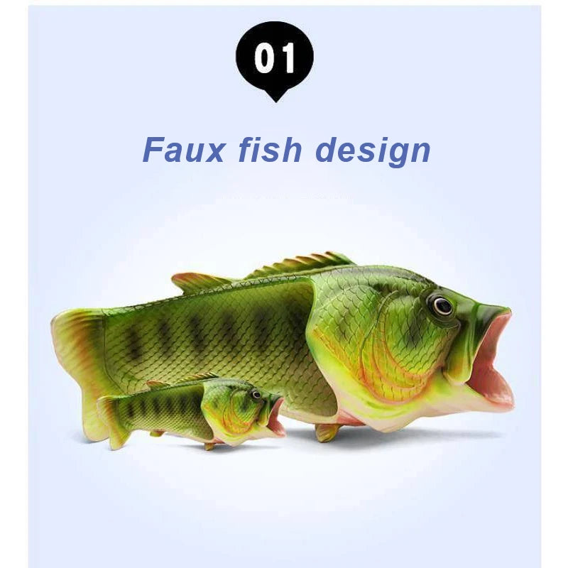 Chinelos de peixe elegantes para mulheres 2024 novo design exclusivo família sapatos de praia senhoras confortáveis e legais flip flips