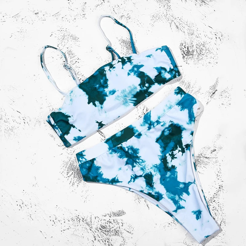 ZTVitality Sexy Bikini 2021 Venda quente Biquinis Cor sólida Cintura alta Biquini Push Up Biquínis Brasileiro Leopardo Summer Feminino Bikinis S-XL