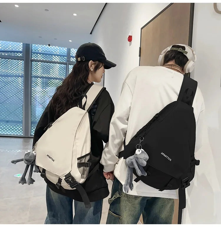 2025 novo saco de peito masculino crossbody saco multifuncional casual um ombro mochila grande capacidade sacos do mensageiro