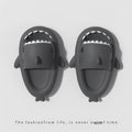4cm sola grossa chinelos de tubarão das mulheres dos homens indoor banheiro slides bonito dos desenhos animados 2024 sapatos verão feminino masculino rua praia sandálias