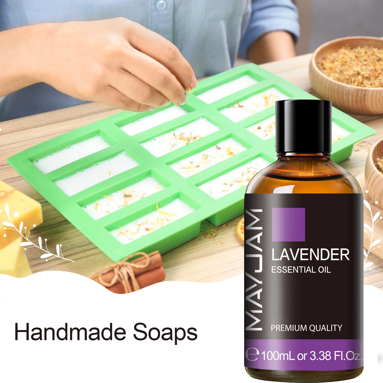 Mayjam 100ml óleo essencial aromático premium para umidificadores difusor queimador diy sabonetes vela transporte rápido 1 peça