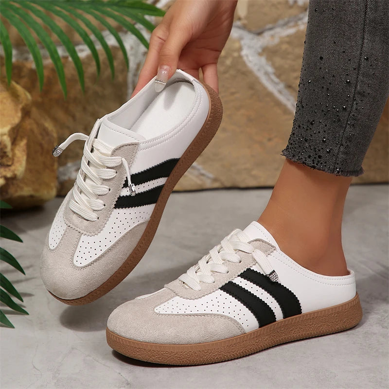 Sapatos de Designer 2026 para Mulheres, Sapatos Casuais de Verão, Confortáveis e Respiráveis, Tênis Planos para Mulheres