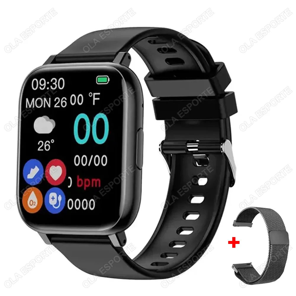Relógio inteligente 2025 bluetooth chamada sono freqüência cardíaca monitoramento de saúde gps relógios para homens mulheres esporte fitness à prova dwaterproof água smartwatch