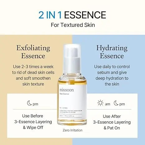 Creme Facial Mixsoon Bean - Creme Hidratante Intensivo para Pele Lisa, Esfoliante com Essência, Hidratante e Nutritiva, Cuidado com Poros e Sebo