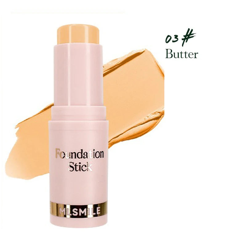 Rosto maquiagem vara fundação creme 6 cores hidratante cobertura completa tom de pele escura natural fosco corretivo maquiagem profissional