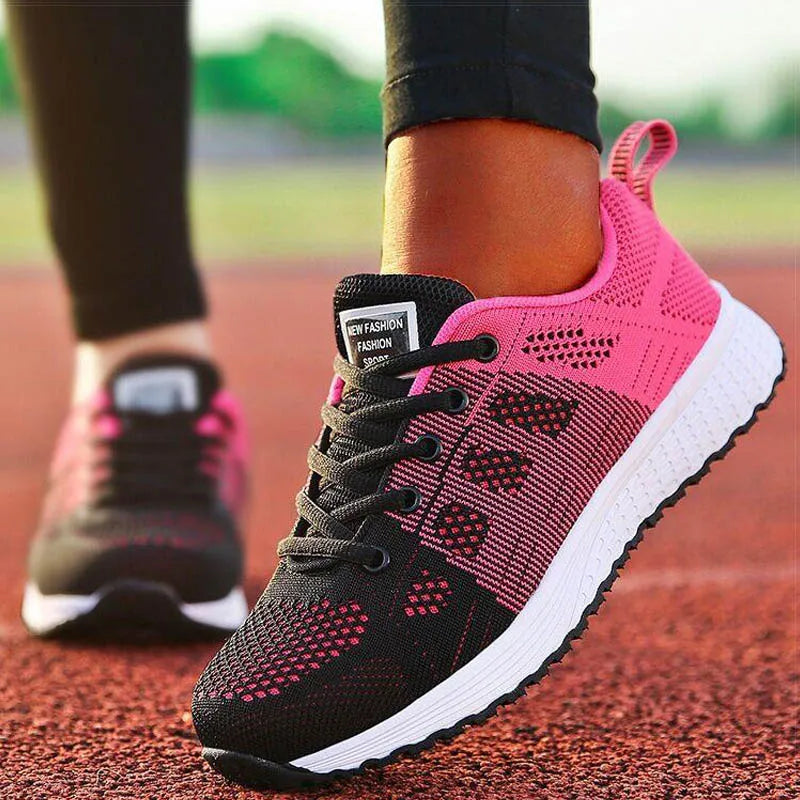 Tênis Esportivos Femininos da Moda para Academia, Tênis de Primavera com Cores Mistas, Sapatilhas Casuais Femininas, Tênis de Treino, Tenis Mujer