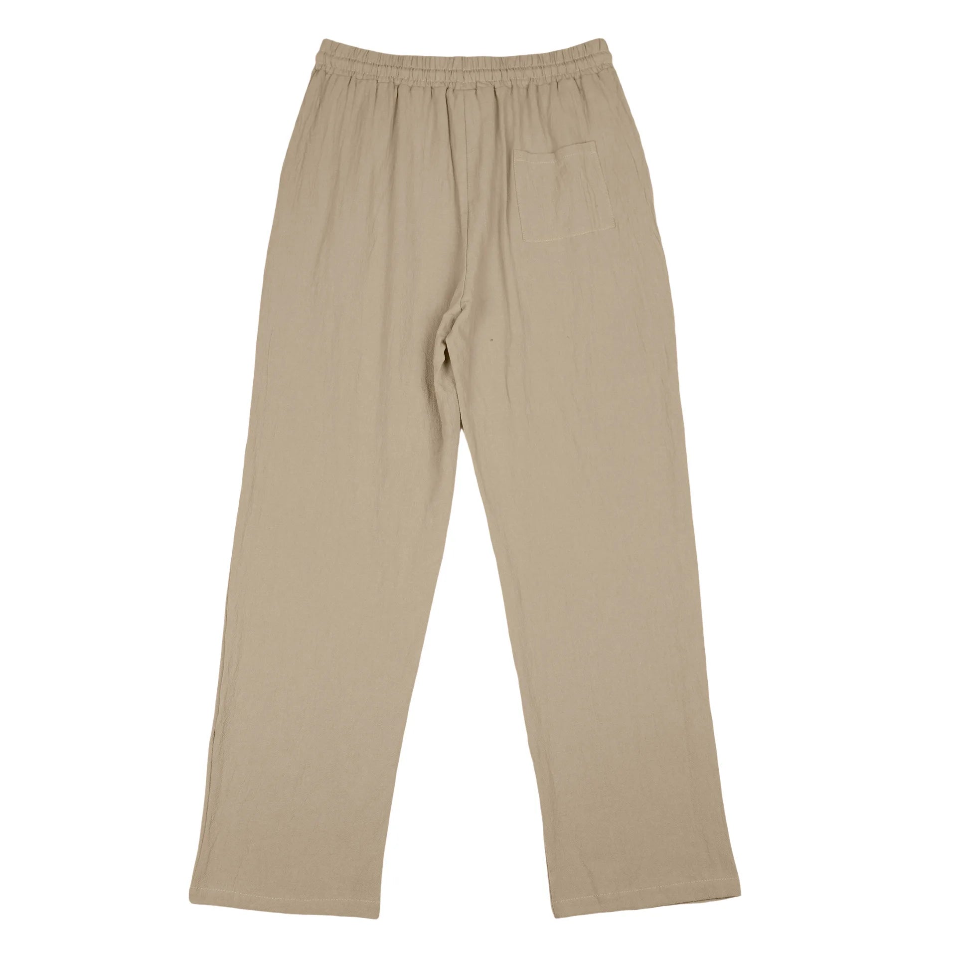 Calças de Linho Americanas Novas Primavera 2026, Tecido Leve e Respirável, Estilo Casual Solto, Cintura com Cordão, Perfeitas para Uso Diário