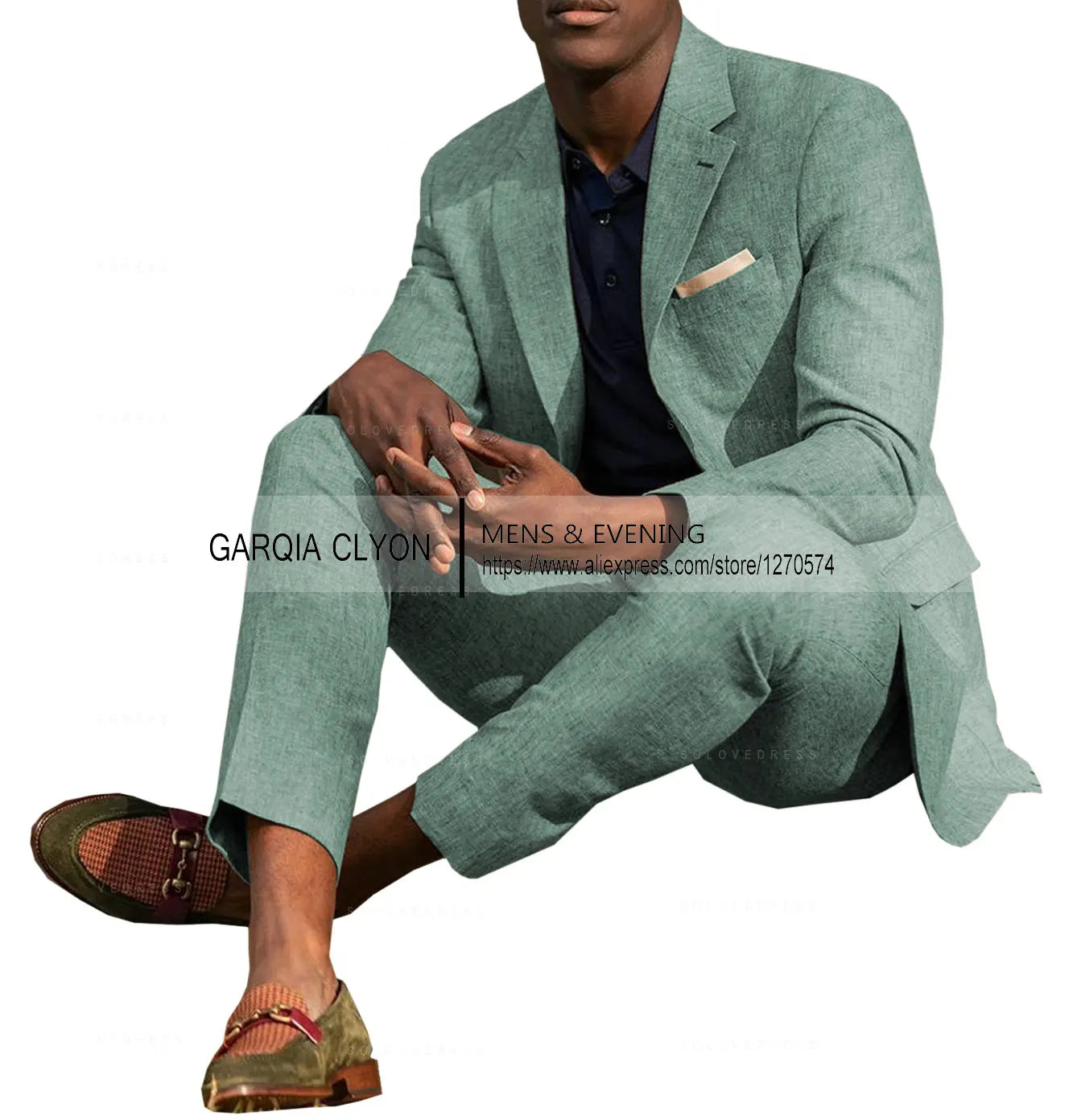 Ternos masculinos de linho, 2 peças, verão, casual, lapela de entalhe, ternos de casamento masculinos (blazer + calça)