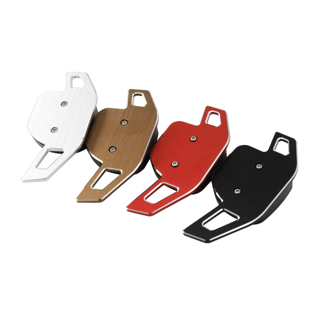 Acessórios para Seat Alhambra Ateca Leon 5F FR Tarraco Arona Ibiza 6P Cupra Tavascan ST Volante do carro extensão de mudança de remo adesivos dsg