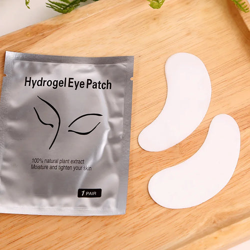 50 pares de cílios sob os olhos remendos almofada de isolamento remover hidrogel olho remendo adesivo junta extensão de cílios ferramentas de maquiagem