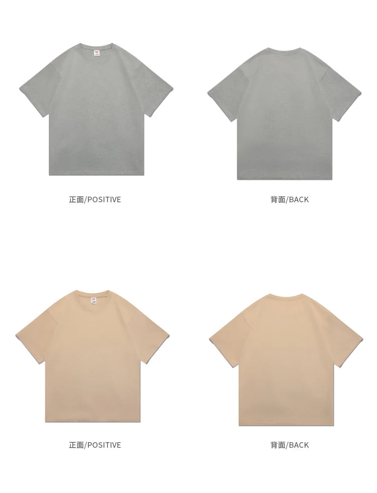 Novo verão masculino t camisa moda sólida básico solto hip hop manga curta camisetas para homens feminino casual algodão streetwear topo t