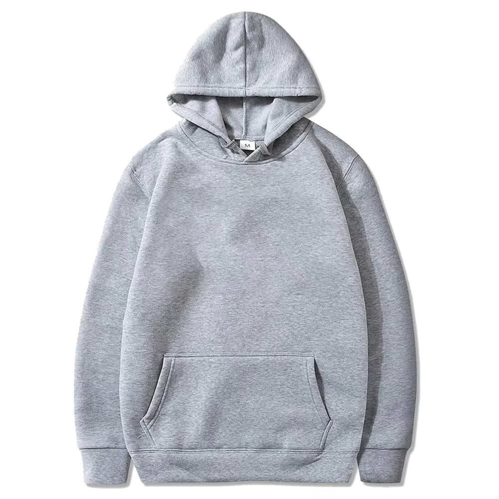 Hoodies casuais masculinos de lã quente hoodies primavera outono pullovers moda preto múltiplas cores camisolas de grandes dimensões topo