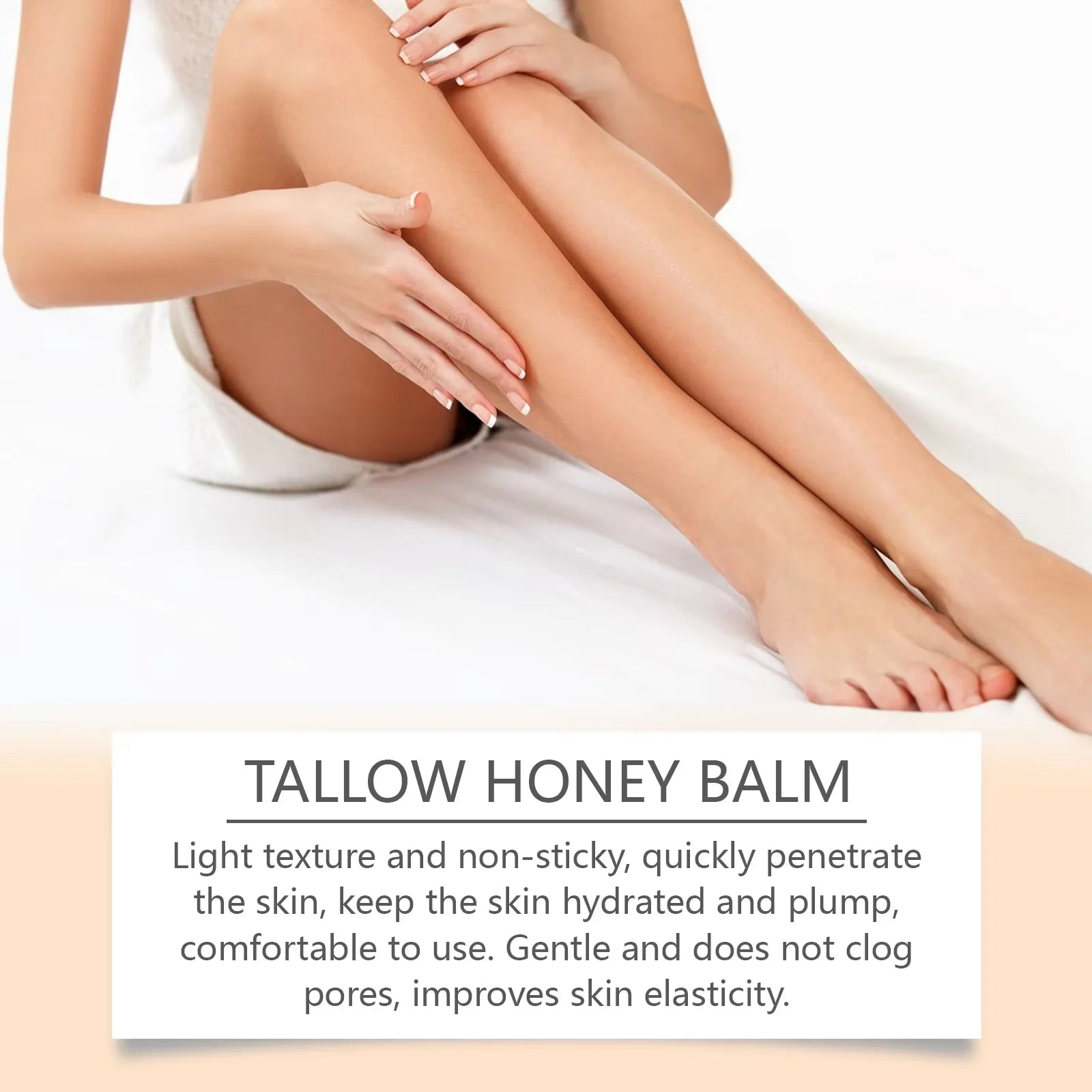 Tallow mel bálsamo brilhante hidratante pele enhacne elasticidade melhorar a embotamento desbotar linhas finas endurecimento rosto corpo hidratar creme