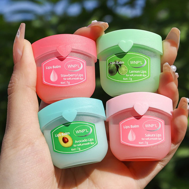 4/6/8 pçs conjuntos de bálsamo labial hidratante batom maquiagem base de planta natural hidratante bálsamo labial anti-rachaduras lábios