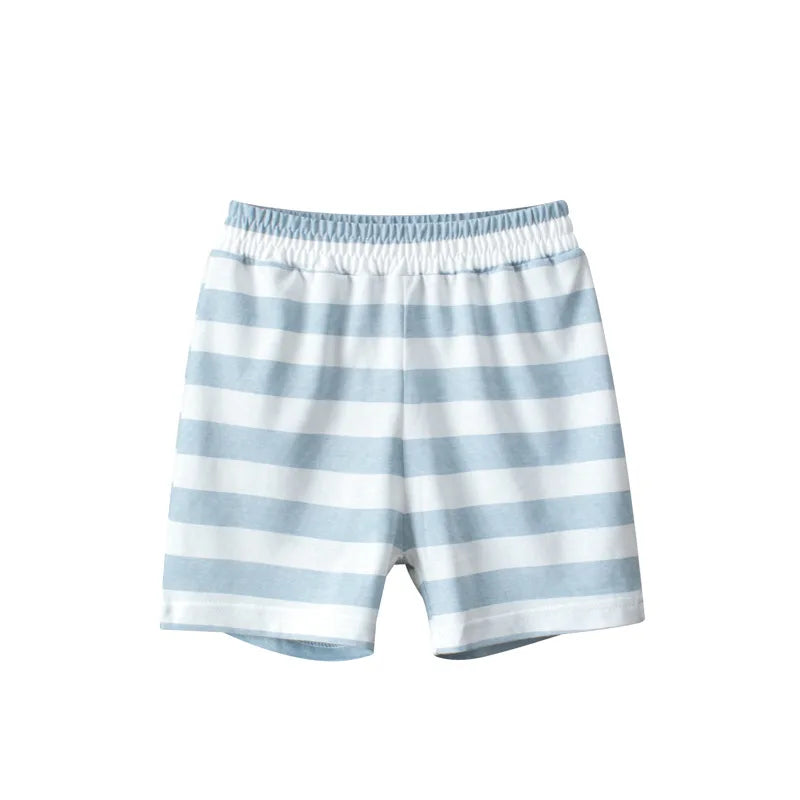 2023 Verão Crianças Dinossauro Carro Shorts Dos Desenhos Animados para o Menino 100% Algodão Puro Crianças Meninas Esportes Casual Meia Calças para Idades 1-9 Crianças