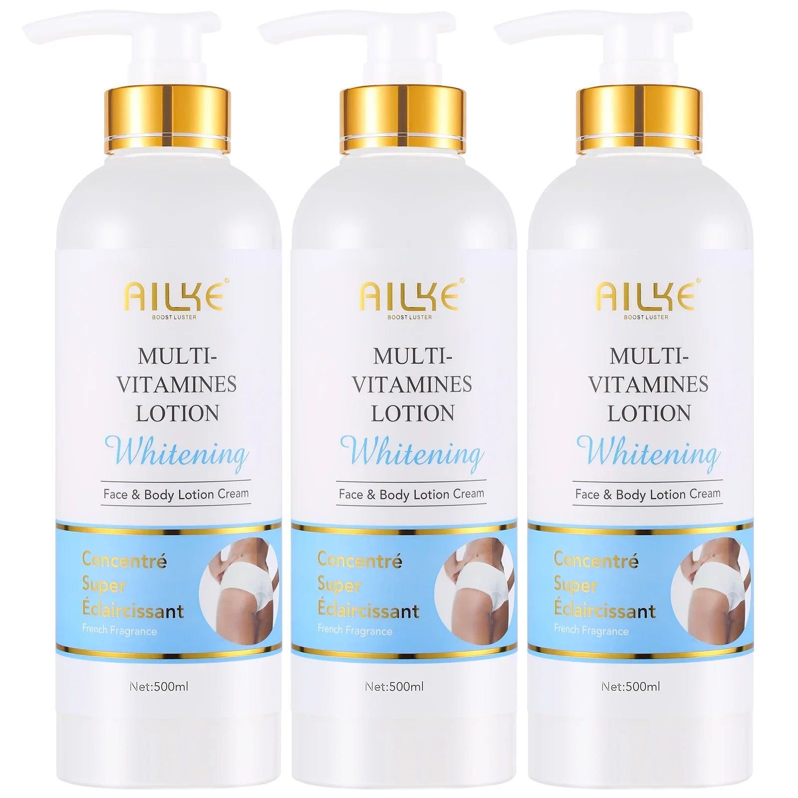 AILKE Kit de cuidados com a pele com multivitamina natural, hidrata, tonificação uniforme, remove manchas escuras e brancas, pele limpa e lisa