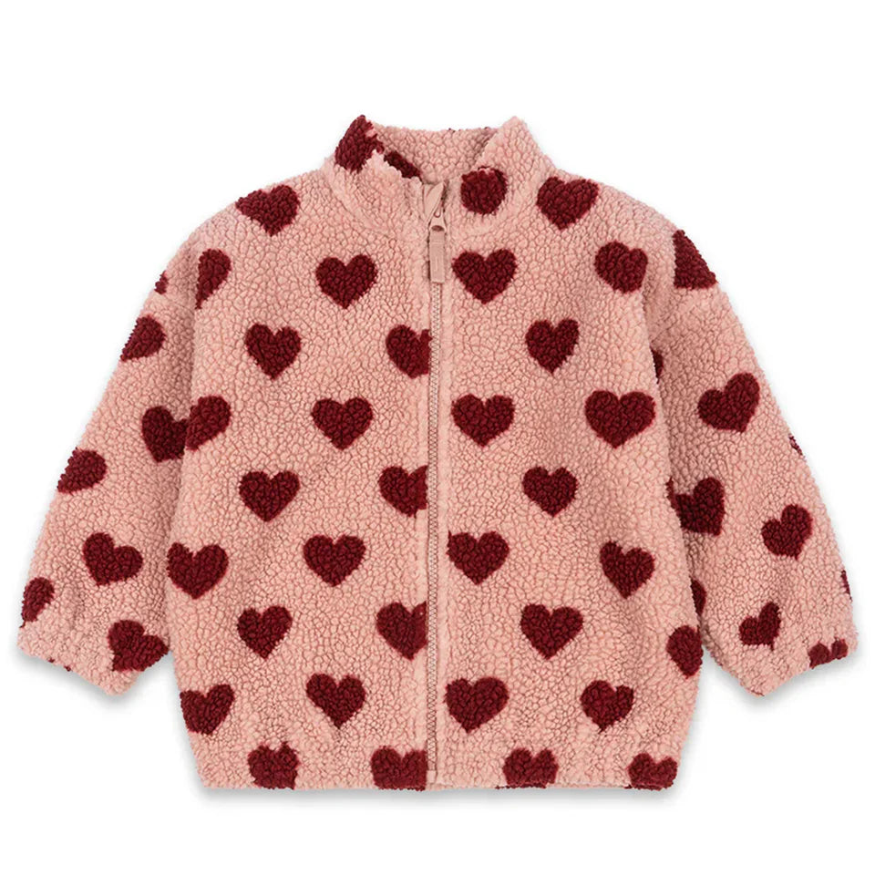 2024 inverno ks crianças algodão lã de cordeiro quente outerwear roupas meninas impressão casacos do bebê meninos mais jaquetas de lã crianças roupas