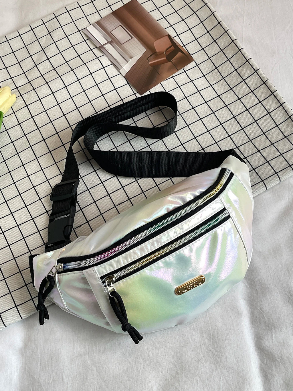 Crossbody Fanny Pack para homens e mulheres, Bolsa de cintura, Bolsa de cinto para viagem, caminhada, corrida, caminhada, ciclismo, Easy Carry, qualquer telefone, carteira