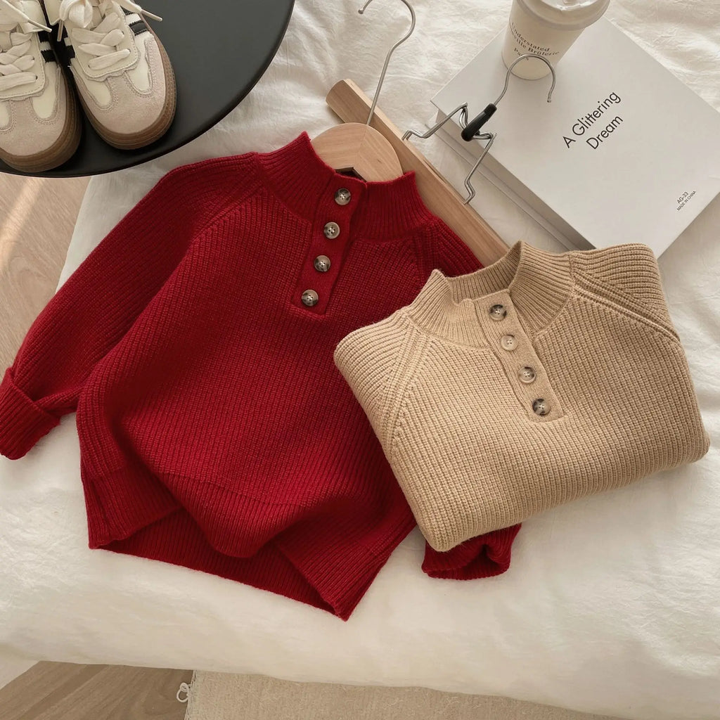 Camisola de outono crianças meninos pullovers algodão sólido engrossar quente jumper crianças babys na moda topos da criança adolescente malhas