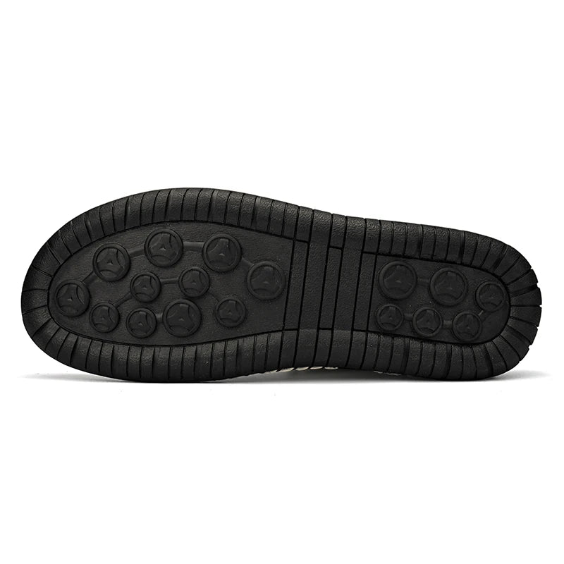 Novo design 2025 tênis de couro masculino homem respirável sapatos de couro artesanal sapatos casuais masculinos botas de tornozelo ao ar livre