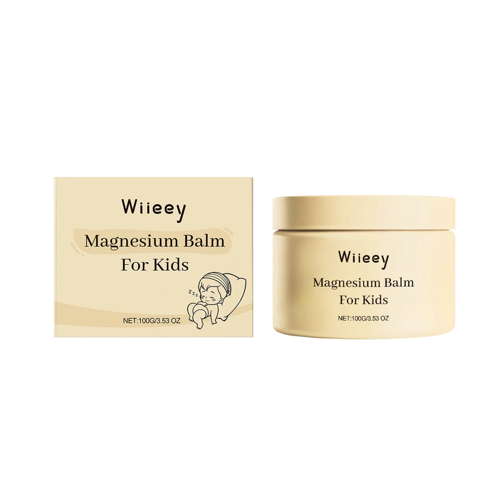 Creme de magnésio para crianças, melhor sono, nutritivo, hidratante, fragrância duradoura, calmante, refrescante, relaxante, mente corporal, bálsamo de magnésio