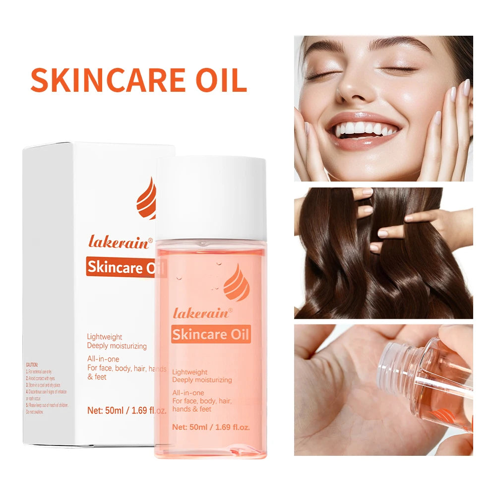 Óleo de cuidados com a pele vitamina e essência de cuidados com a pele para cicatrizes marcas de gravidez facial corpo hidratante óleo para todos os tipos de pele