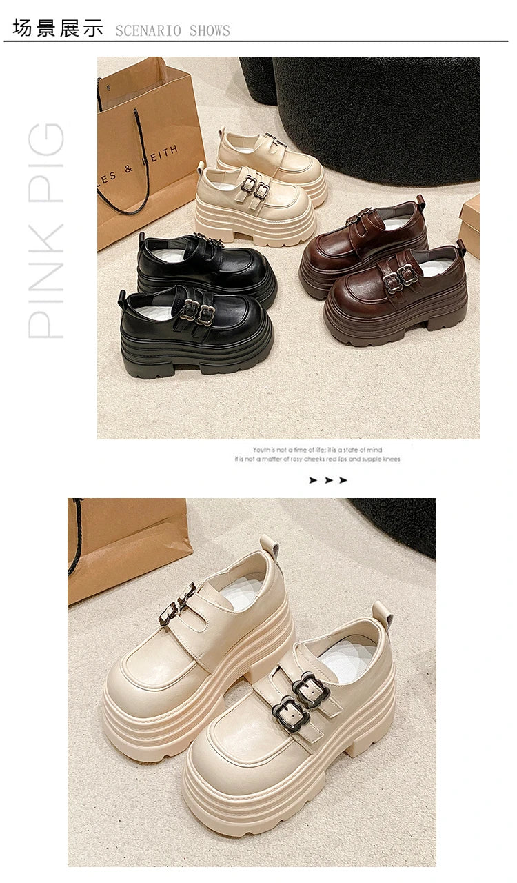 10cm plataforma feminina mocassins sapatos apartamentos casuais aconchegantes sapatos esportivos mulher 2024 tendência outono designer tênis andando mujer zapatos