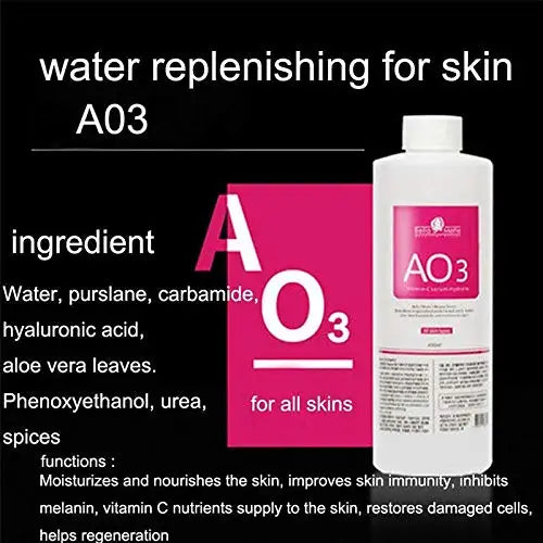 3 pçs/lote 1200ML Hydra Líquido Soro Facial Aqua Peel Solução AS1 SA2 AO3 Para Máquina de Beleza SkinCare Limpeza Profunda