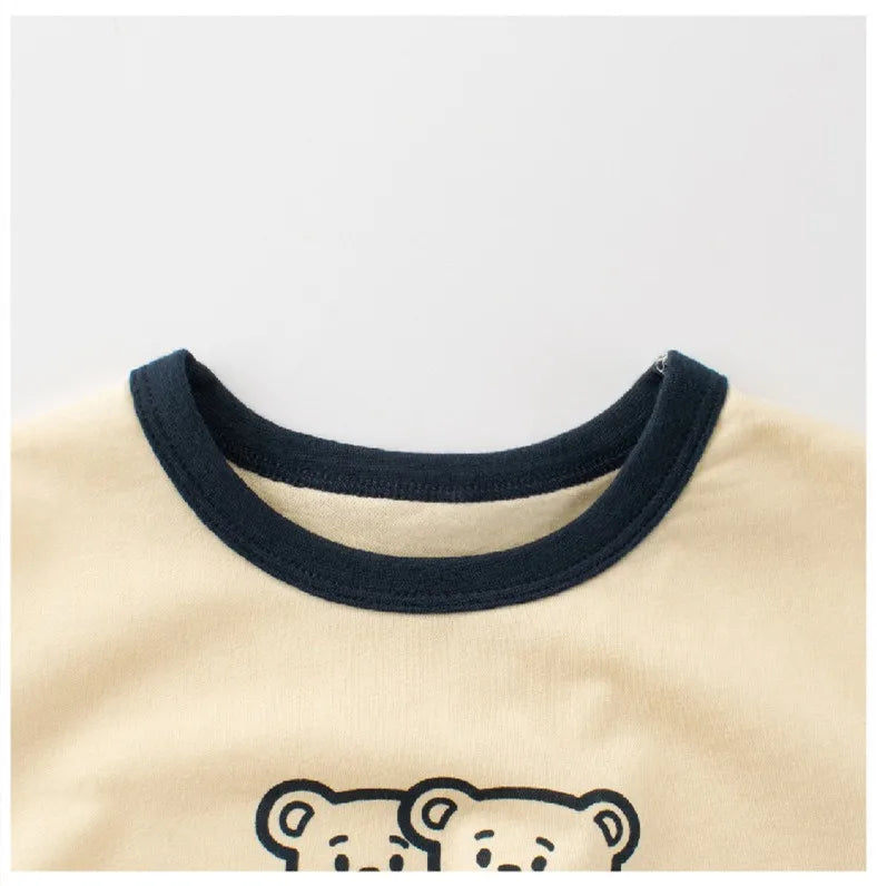 Camisetas dos desenhos animados da menina 2025 crianças 100% algodão roupas bonitos cão gato elefante crianças meninas manga curta casual esporte topo t
