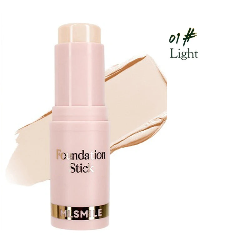 Rosto maquiagem vara fundação creme 6 cores hidratante cobertura completa tom de pele escura natural fosco corretivo maquiagem profissional