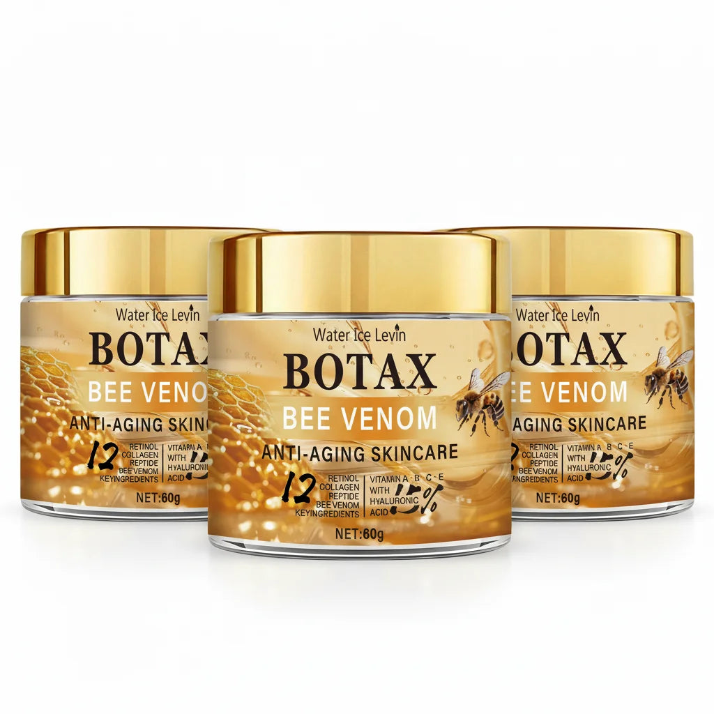 Creme de Veneno de Abelha Botax - Tratamento para Rugas Profundas, Rejuvenescimento e Ação Firmadora com Colágeno Water Ice Levin. 60g.