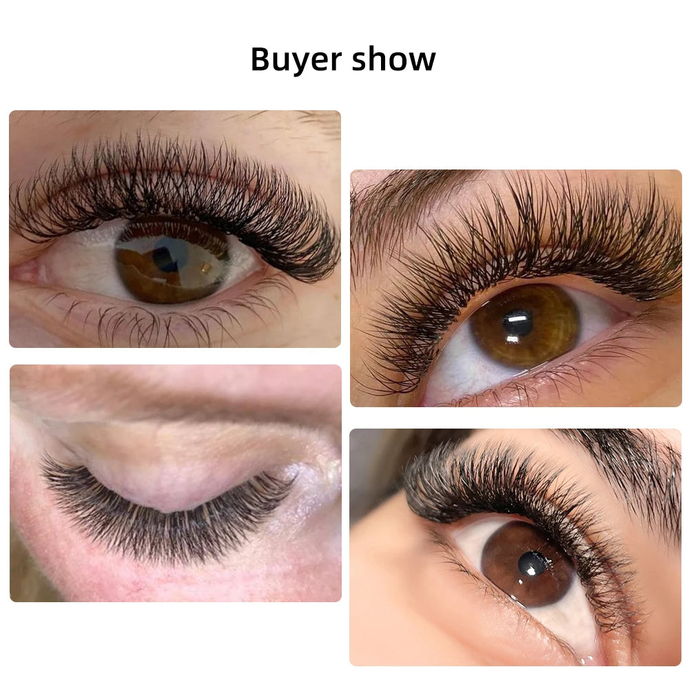 Yelix-W-Shaped Cílios Extensões, 3D, 3 Dicas e 6 Dicas, C Curl, D Curl, Individual Lash, Volume egípcio brasileiro, Mage Cílios, Alta Qualidade