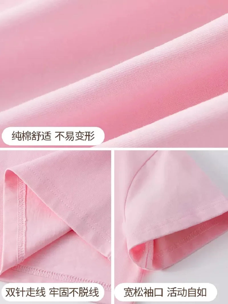 Roupas de verão para meninas, camiseta fofa de gato e saia tutu de malha, conjunto de duas peças, roupas coreanas para crianças de 3 a 14 anos