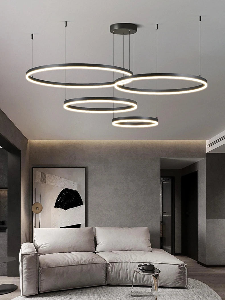 Decoração moderna para casa luzes led pingente luz lâmpadas para sala de estar lustres para sala de jantar pendurado luz iluminação interior