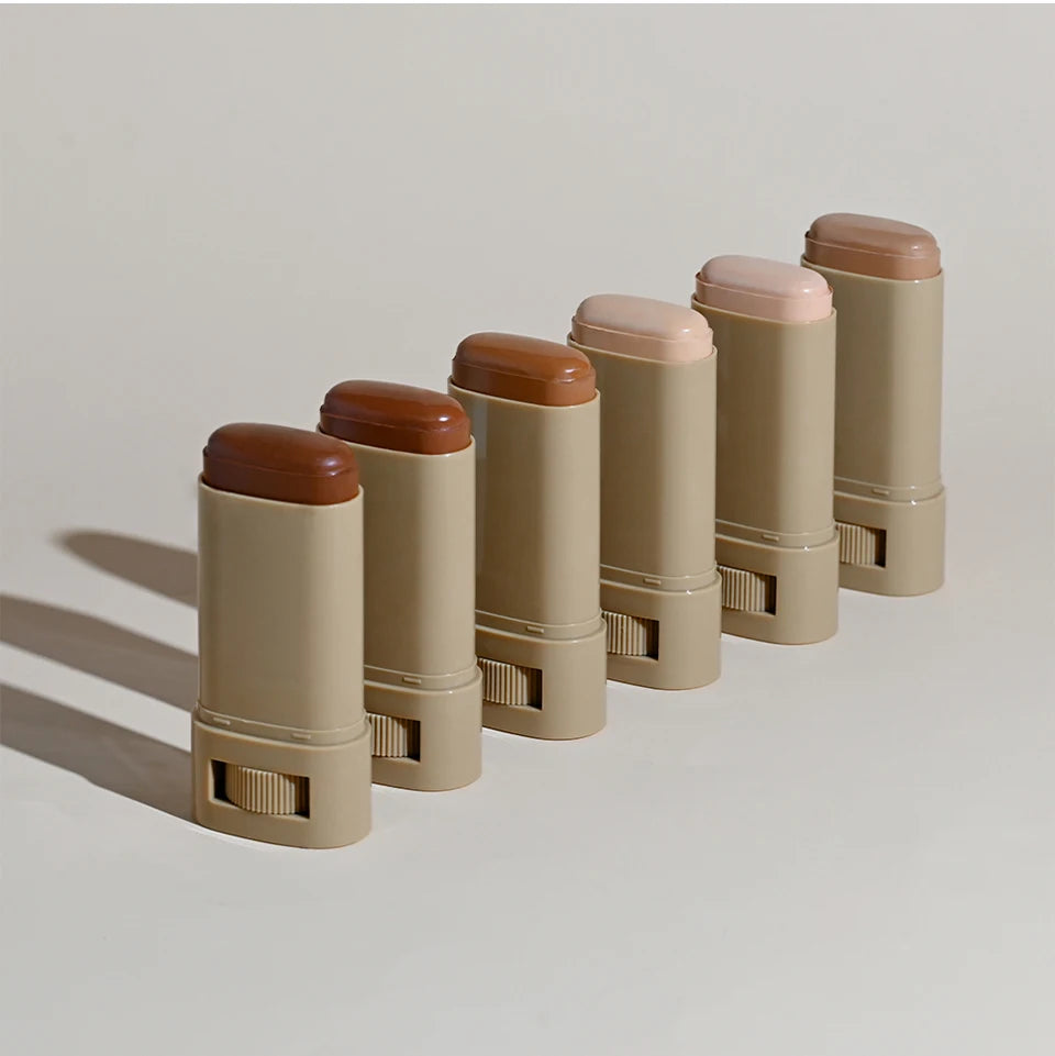 Borracha mágica fundação vara soro impulsionado matiz da pele fundação vara suave plumper altura cobertura viagem bronze fundação