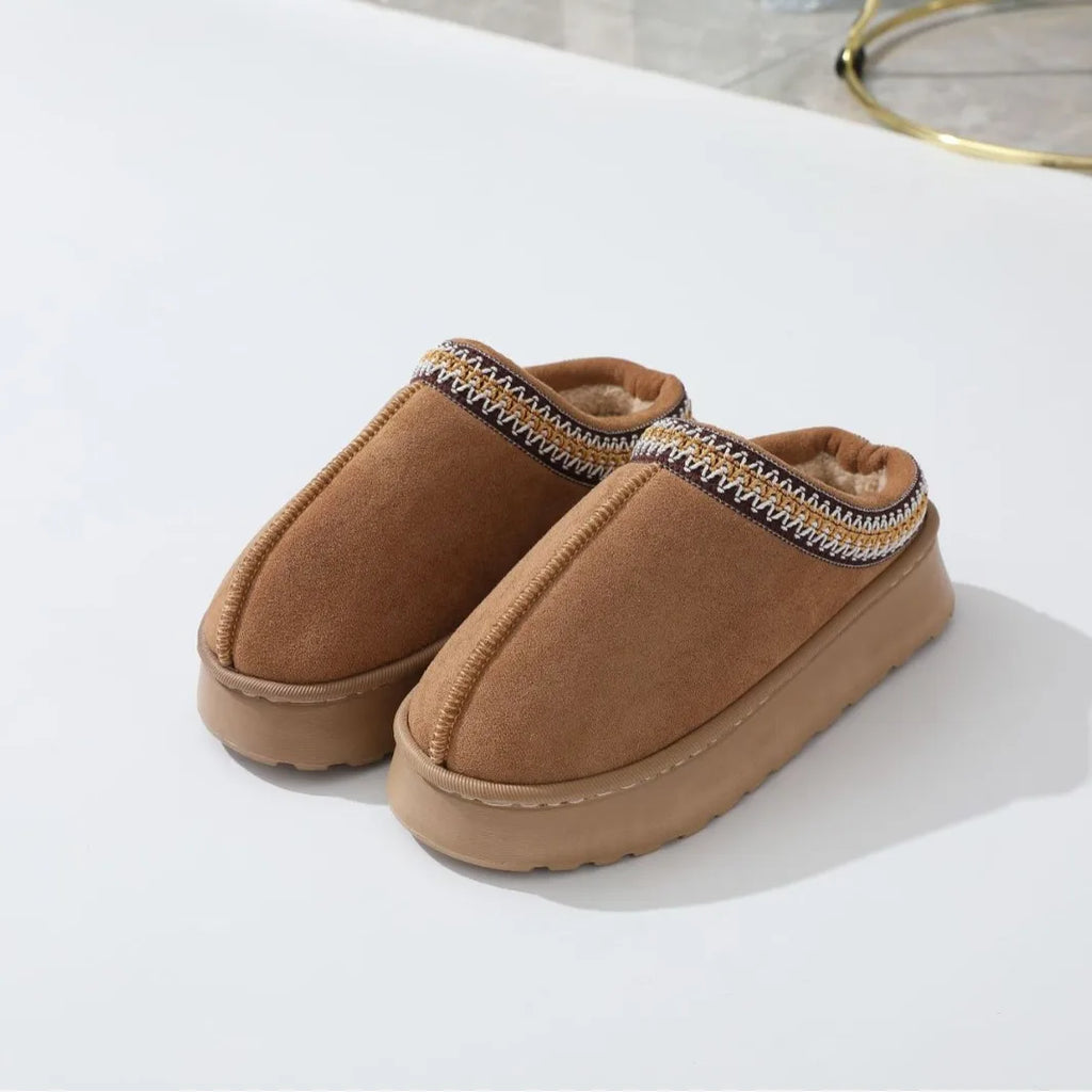 2025 plataforma chinelos macios mulheres/homens casa apartamentos moda pelúcia sapatos de inverno senhoras casa elegante calçados casuais tamanho grande