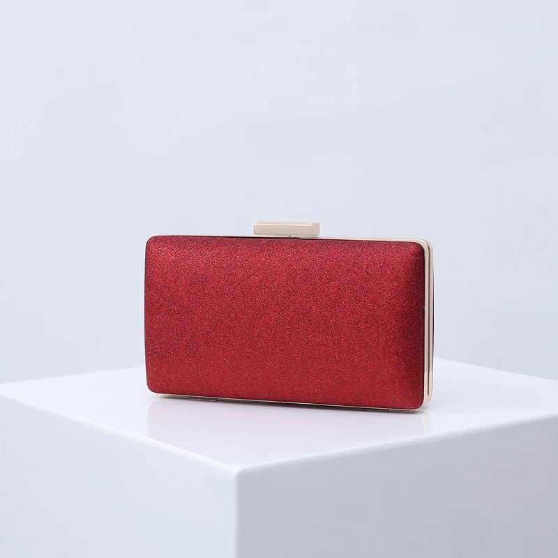 Lantejoula cristal dia embreagem para senhoras, bolsa de noite feminina, bolsa de casamento, banquete de festa, preto ouro prata, novo